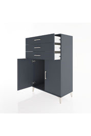 Hyperion Dolap 3 Çekmeceli 2 Kapaklı 88x44x134 - S51M101V5B