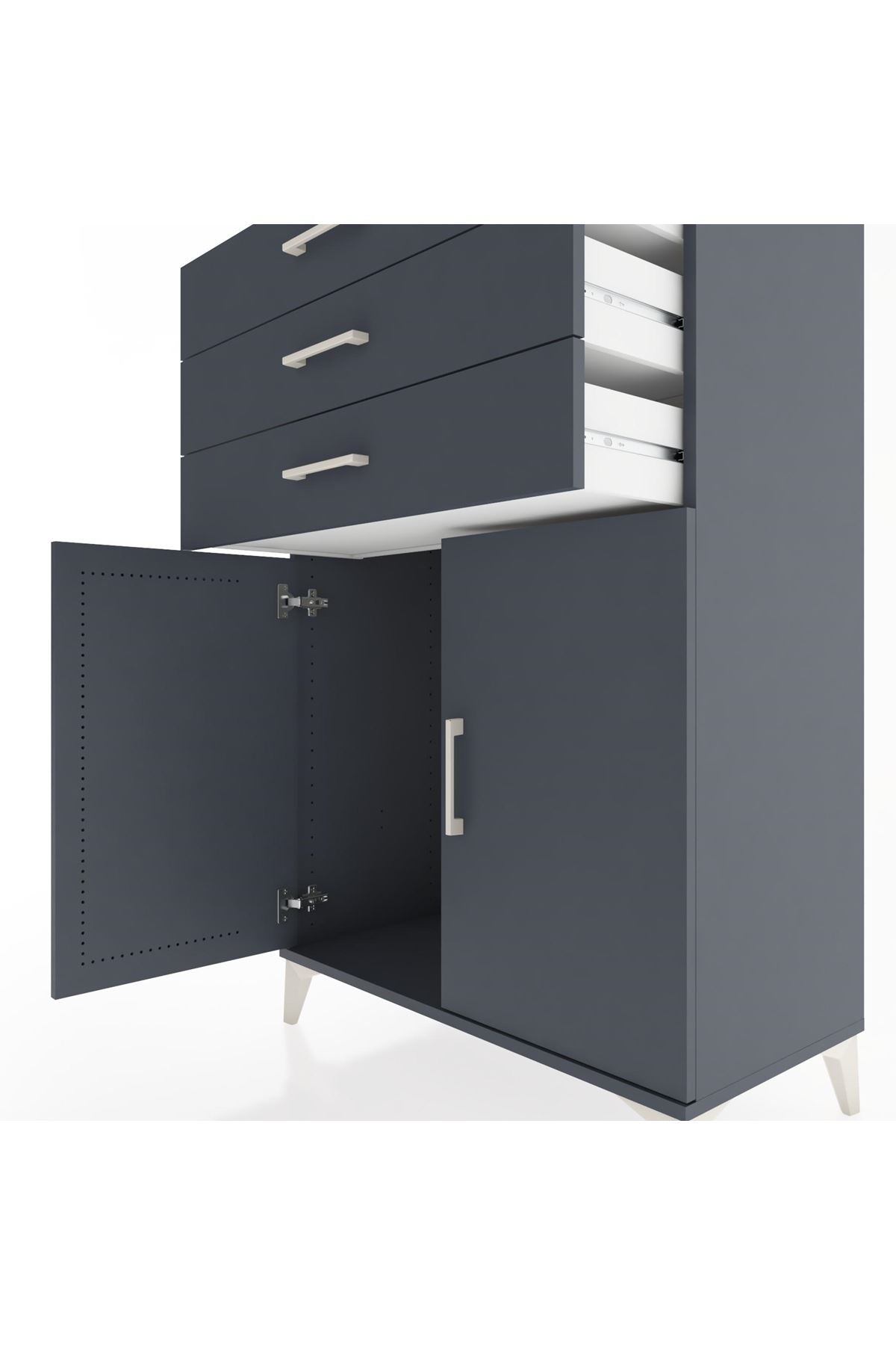 Hyperion Dolap 3 Çekmeceli 2 Kapaklı 88x44x134 - S51M101V5B