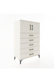 Hyperion Dolap Tek Raflı 5 Çekmeceli 2 Kapaklı 88x44x134 - S51M102V1B