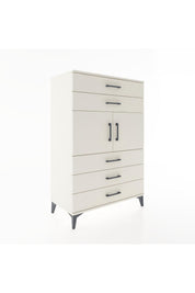 Hyperion Dolap Tek Raflı 5 Çekmeceli 2 Kapaklı 88x44x134 - S51M103V1B