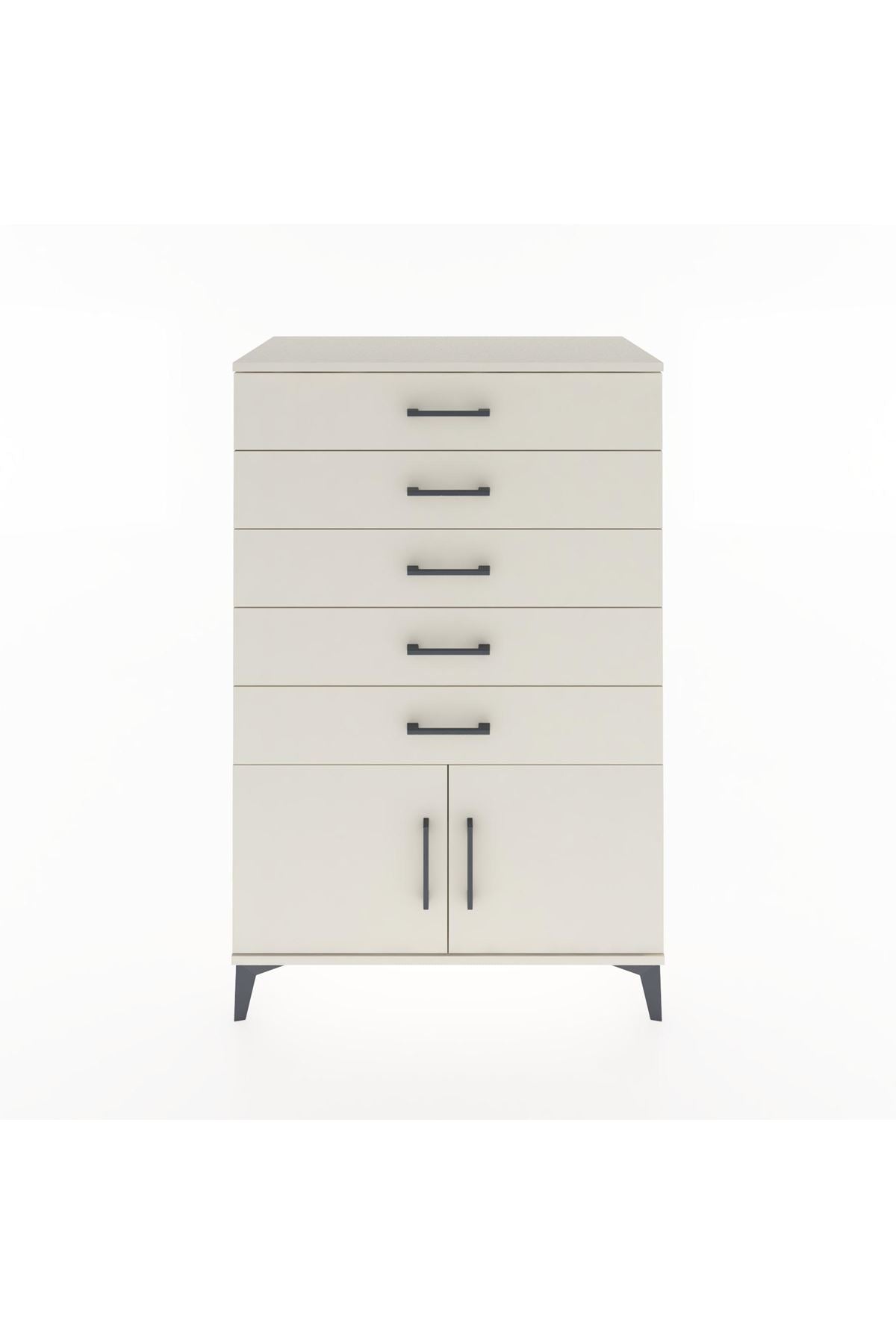 Hyperion Dolap 5 Çekmeceli 2 Kapaklı 88x44x134 - S51M105V1B