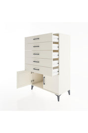 Hyperion Dolap 5 Çekmeceli 2 Kapaklı 88x44x134 - S51M105V1B