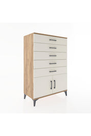 Hyperion Dolap 5 Çekmeceli 2 Kapaklı 88x44x134 - S51M105V7B