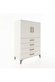 Hyperion Dolap 2 Raflı 4 Çekmeceli 2 Kapaklı 88x44x134 - S51M106V1B