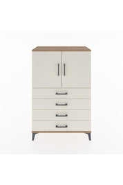 Hyperion Dolap 2 Raflı 4 Çekmeceli 2 Kapaklı 88x44x134 - S51M106V7B