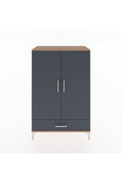 Hyperion Dolap 3 Raflı Tek Çekmeceli 2 Kapaklı 88x44x134 - S51M073V8B