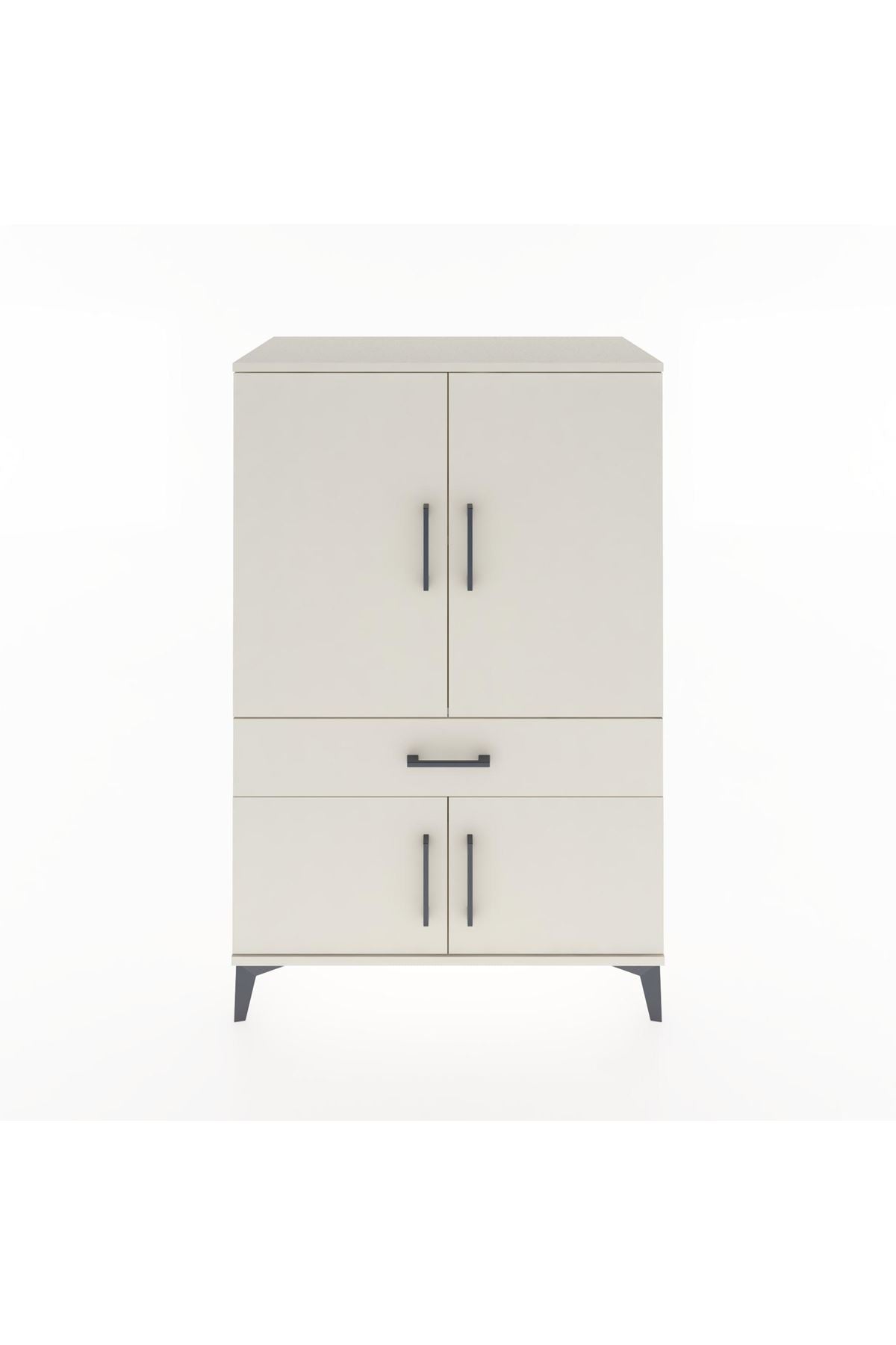 Hyperion Dolap 2 Raflı Tek Çekmeceli 4 Kapaklı 88x44x134 - S51M074V1B