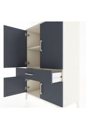 Hyperion Dolap 2 Raflı Tek Çekmeceli 4 Kapaklı 88x44x134 - S51M074V2B