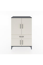Hyperion Dolap 2 Raflı Tek Çekmeceli 4 Kapaklı 88x44x134 - S51M074V4B