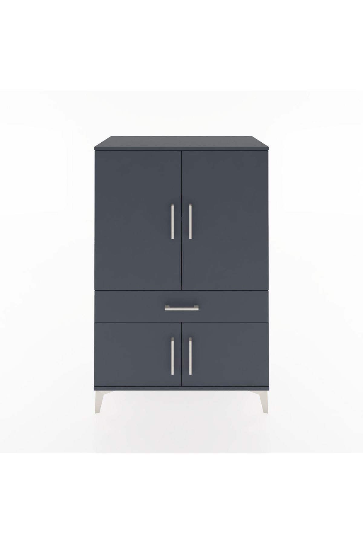 Hyperion Dolap 2 Raflı Tek Çekmeceli 4 Kapaklı 88x44x134 - S51M074V5B
