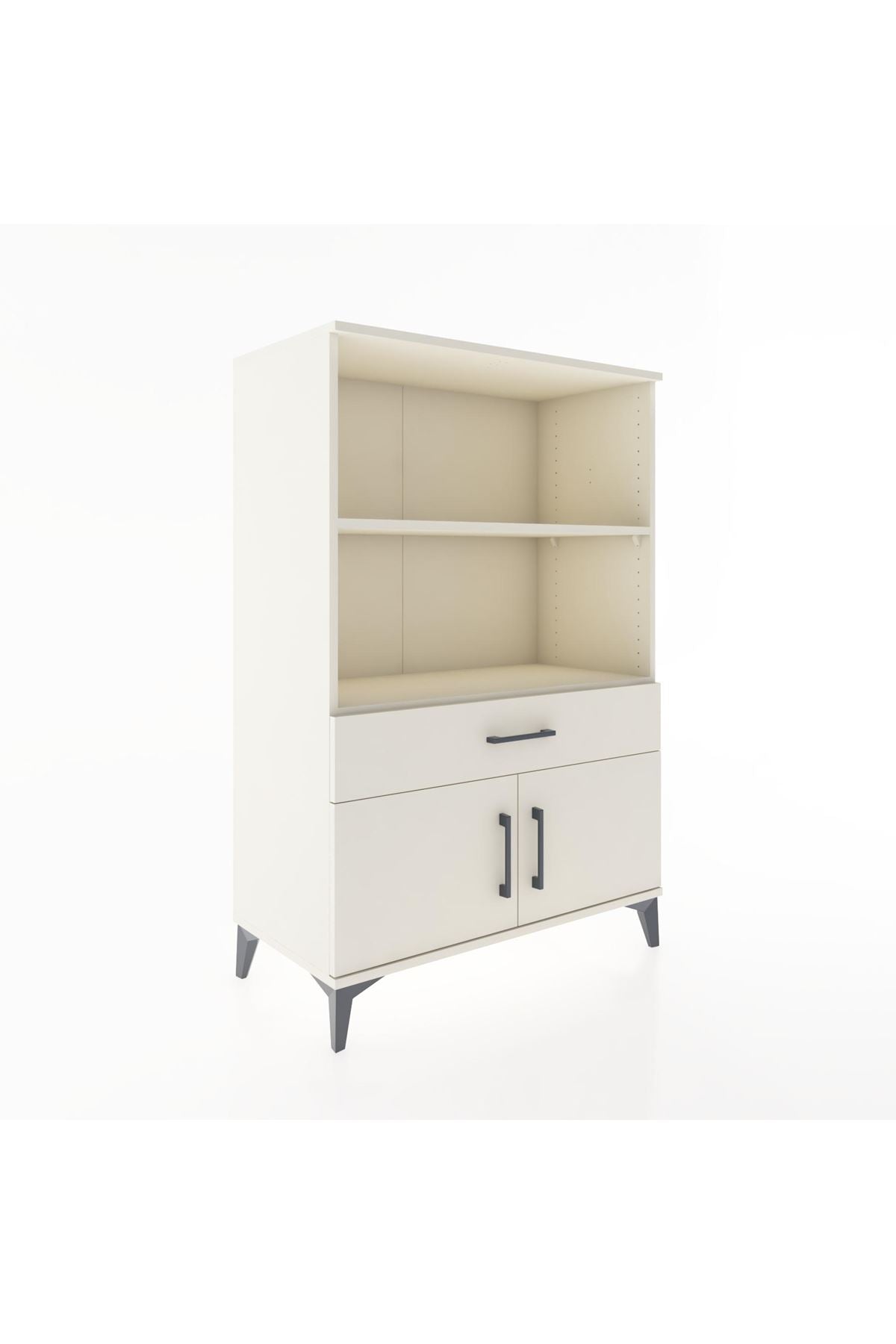 Hyperion Dolap 2 Raflı Tek Çekmeceli 2 Kapaklı 88x44x134 - S51M075V1B