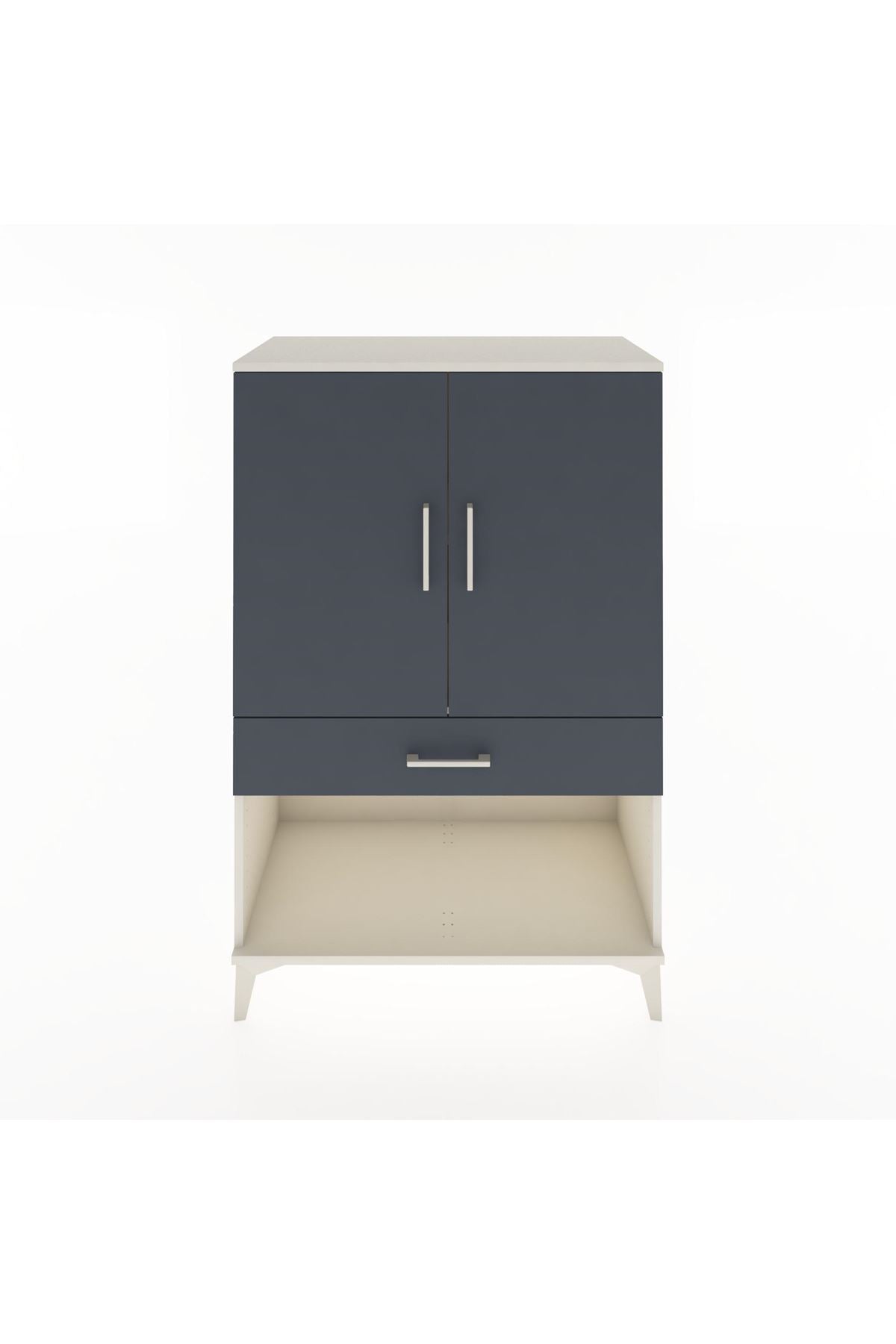 Hyperion Dolap 2 Raflı Tek Çekmeceli 2 Kapaklı 88x44x134 - S51M076V2B