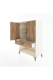 Hyperion Dolap 2 Raflı Tek Çekmeceli 2 Kapaklı 88x44x134 - S51M076V3B