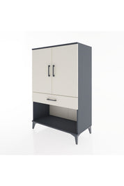 Hyperion Dolap 2 Raflı Tek Çekmeceli 2 Kapaklı 88x44x134 - S51M076V4B