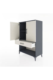 Hyperion Dolap 2 Raflı Tek Çekmeceli 2 Kapaklı 88x44x134 - S51M076V4B