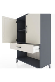 Hyperion Dolap 2 Raflı Tek Çekmeceli 2 Kapaklı 88x44x134 - S51M076V4B
