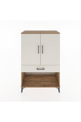 Hyperion Dolap 2 Raflı Tek Çekmeceli 2 Kapaklı 88x44x134
