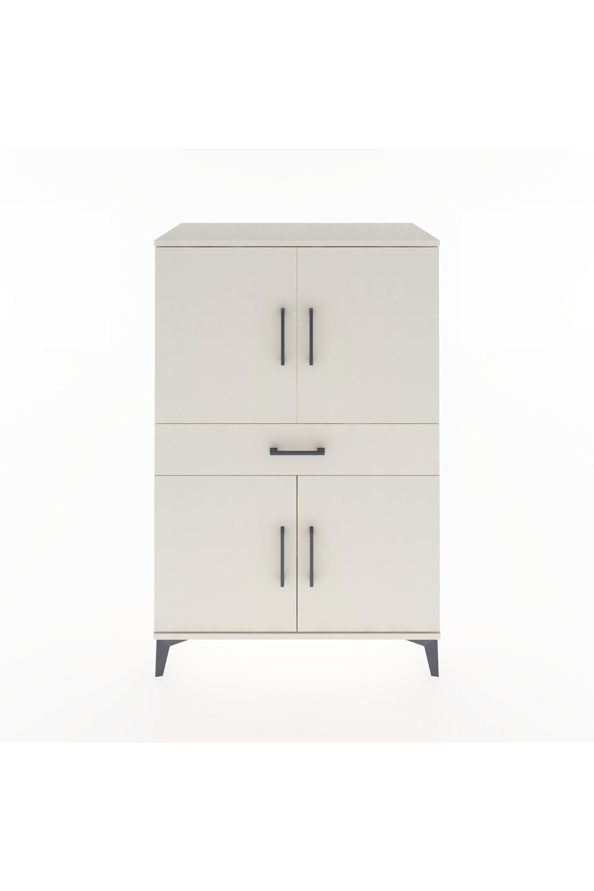 Hyperion Dolap 3 Raflı Tek Çekmeceli 4 Kapaklı 88x44x134 - S51M077V1B