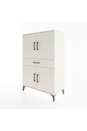 Hyperion Dolap 3 Raflı Tek Çekmeceli 4 Kapaklı 88x44x134 - S51M077V1B