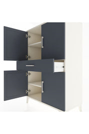 Hyperion Dolap 3 Raflı Tek Çekmeceli 4 Kapaklı 88x44x134 - S51M077V2B