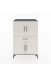 Hyperion Dolap 3 Raflı Tek Çekmeceli 4 Kapaklı 88x44x134 - S51M077V4B