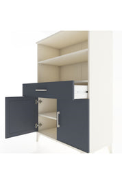 Hyperion Dolap 3 Raflı Tek Çekmeceli 2 Kapaklı 88x44x134 - S51M078V2B