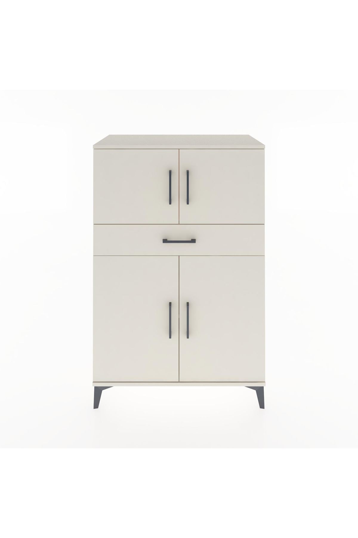 Hyperion Dolap 2 Raflı Tek Çekmeceli 4 Kapaklı 88x44x134 - S51M080V1B