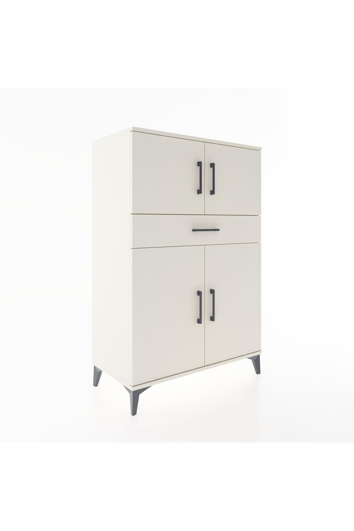 Hyperion Dolap 2 Raflı Tek Çekmeceli 4 Kapaklı 88x44x134 - S51M080V1B