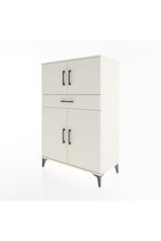 Hyperion Dolap 2 Raflı Tek Çekmeceli 4 Kapaklı 88x44x134 - S51M080V1B