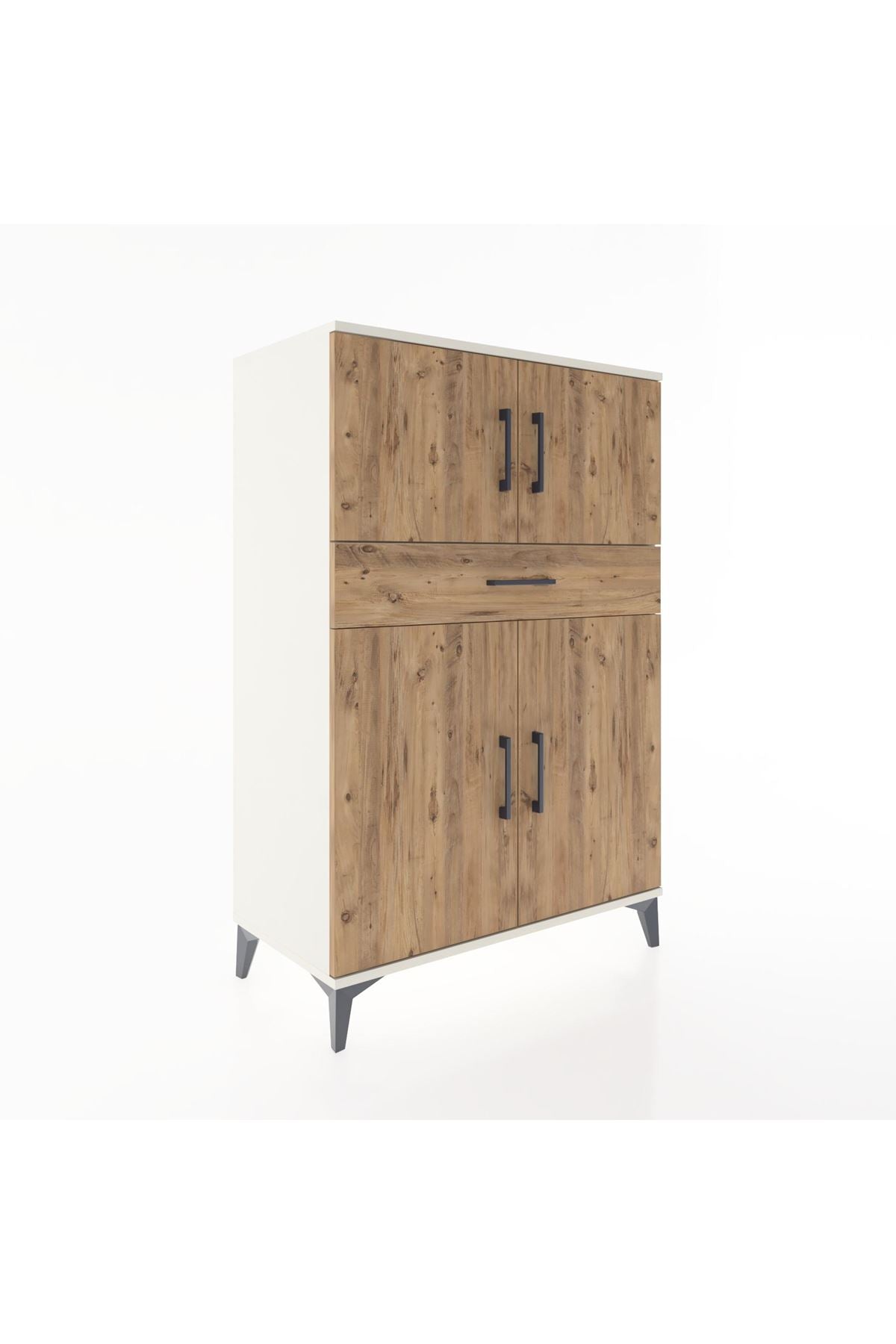 Hyperion Dolap 2 Raflı Tek Çekmeceli 4 Kapaklı 88x44x134 - S51M080V3B