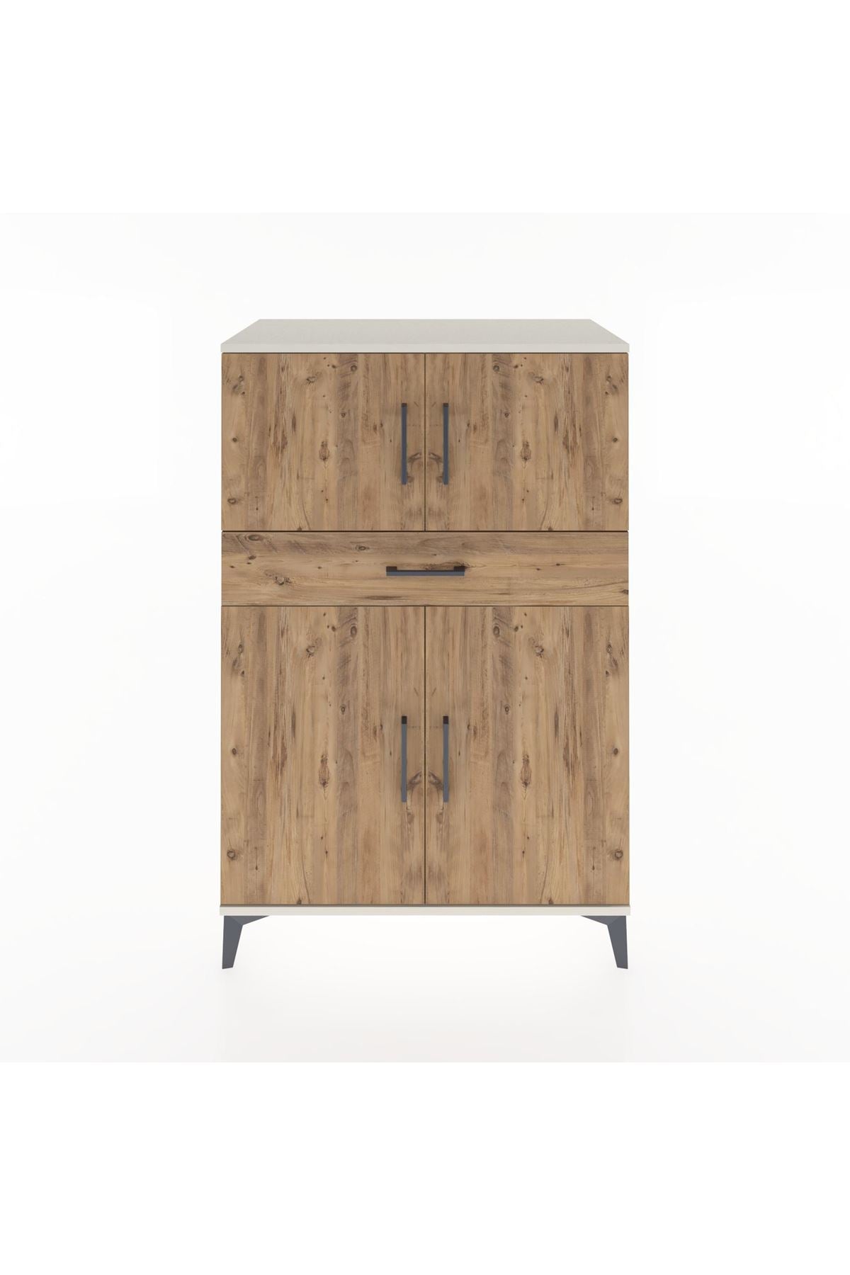 Hyperion Dolap 2 Raflı Tek Çekmeceli 4 Kapaklı 88x44x134 - S51M080V3B