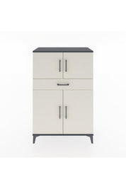 Hyperion Dolap 2 Raflı Tek Çekmeceli 4 Kapaklı 88x44x134 - S51M080V4B