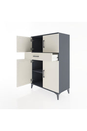 Hyperion Dolap 2 Raflı Tek Çekmeceli 4 Kapaklı 88x44x134 - S51M080V4B