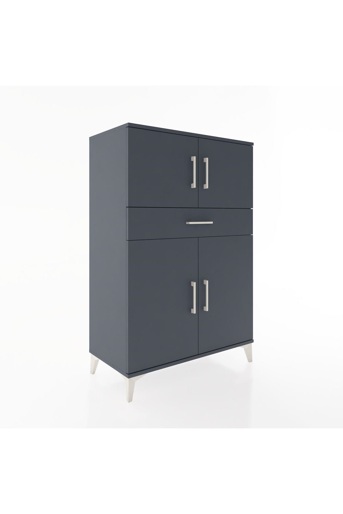 Hyperion Dolap 2 Raflı Tek Çekmeceli 4 Kapaklı 88x44x134 - S51M080V5B