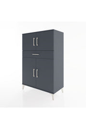 Hyperion Dolap 2 Raflı Tek Çekmeceli 4 Kapaklı 88x44x134 - S51M080V5B