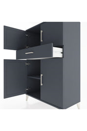 Hyperion Dolap 2 Raflı Tek Çekmeceli 4 Kapaklı 88x44x134 - S51M080V5B