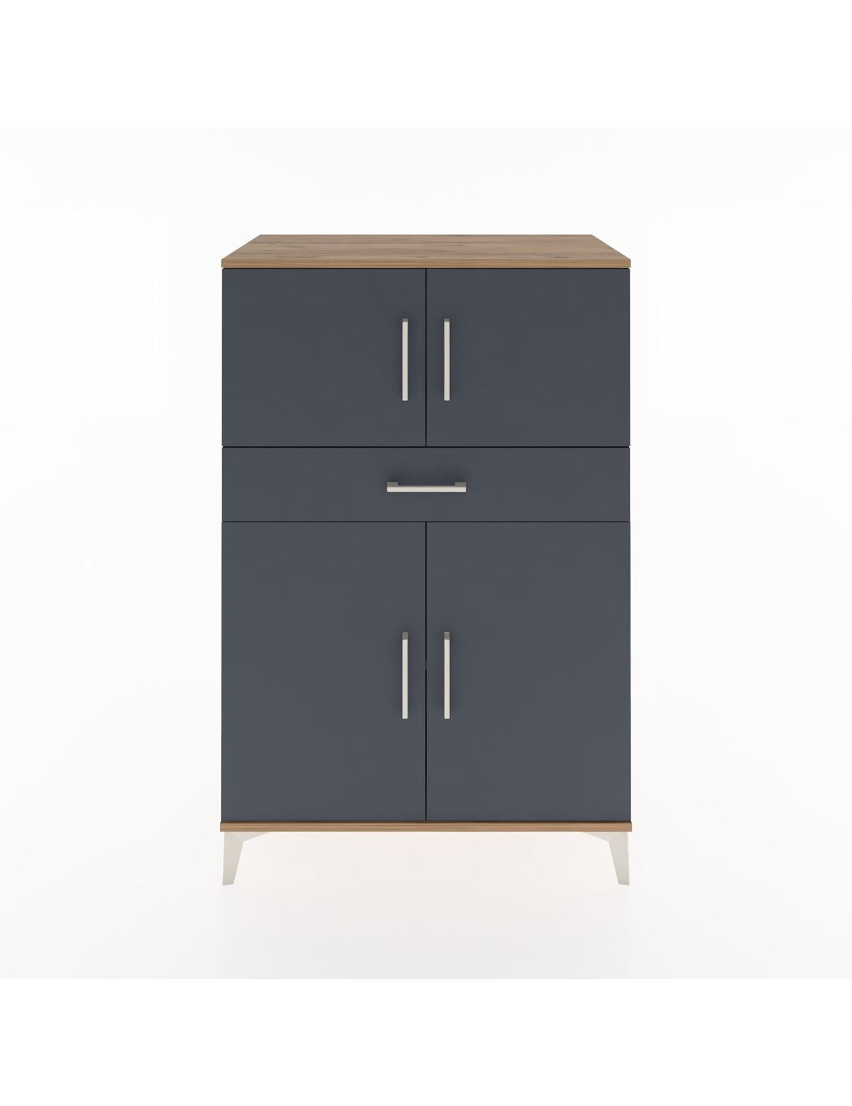 Hyperion Dolap 2 Raflı Tek Çekmeceli 4 Kapaklı 88x44x134 - S51M080V8B
