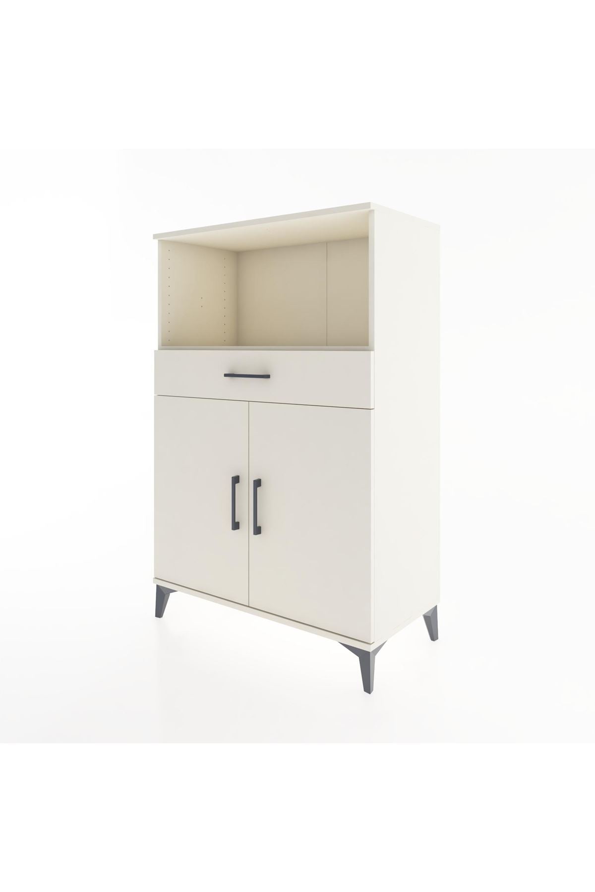 Hyperion Dolap 2 Raflı Tek Çekmeceli 2 Kapaklı 88x44x134 - S51M081V1B