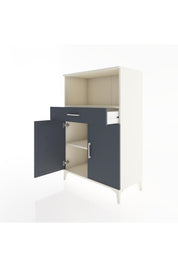Hyperion Dolap 2 Raflı Tek Çekmeceli 2 Kapaklı 88x44x134 - S51M081V2B