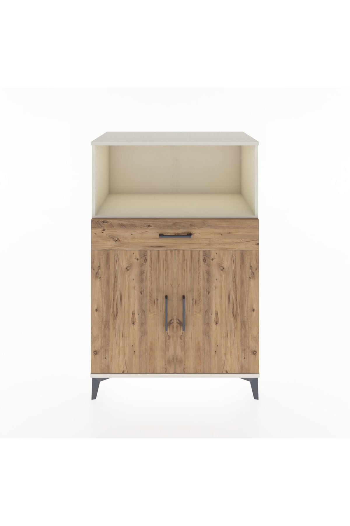 Hyperion Dolap 2 Raflı Tek Çekmeceli 2 Kapaklı 88x44x134 - S51M081V3B