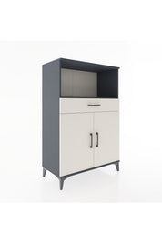 Hyperion Dolap 2 Raflı Tek Çekmeceli 2 Kapaklı 88x44x134 - S51M081V4B