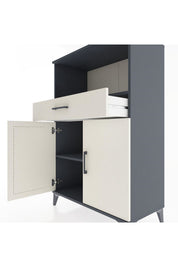 Hyperion Dolap 2 Raflı Tek Çekmeceli 2 Kapaklı 88x44x134 - S51M081V4B