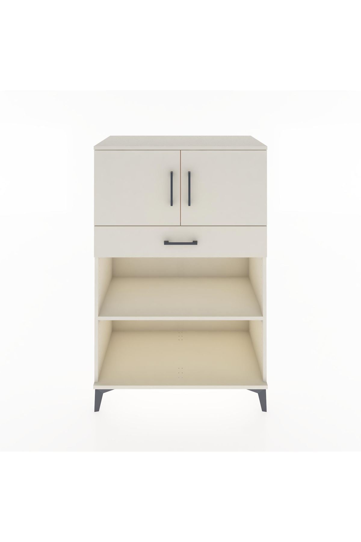 Hyperion Dolap 2 Raflı Tek Çekmeceli 2 Kapaklı 88x44x134 - S51M082V1B