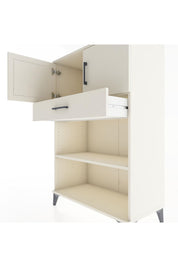 Hyperion Dolap 2 Raflı Tek Çekmeceli 2 Kapaklı 88x44x134 - S51M082V1B