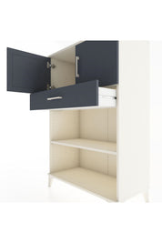 Hyperion Dolap 2 Raflı Tek Çekmeceli 2 Kapaklı 88x44x134 - S51M082V2B