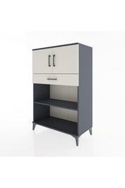 Hyperion Dolap 2 Raflı Tek Çekmeceli 2 Kapaklı 88x44x134 - S51M082V4B