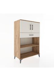 Hyperion Dolap 2 Raflı Tek Çekmeceli 2 Kapaklı 88x44x134 - S51M082V7B