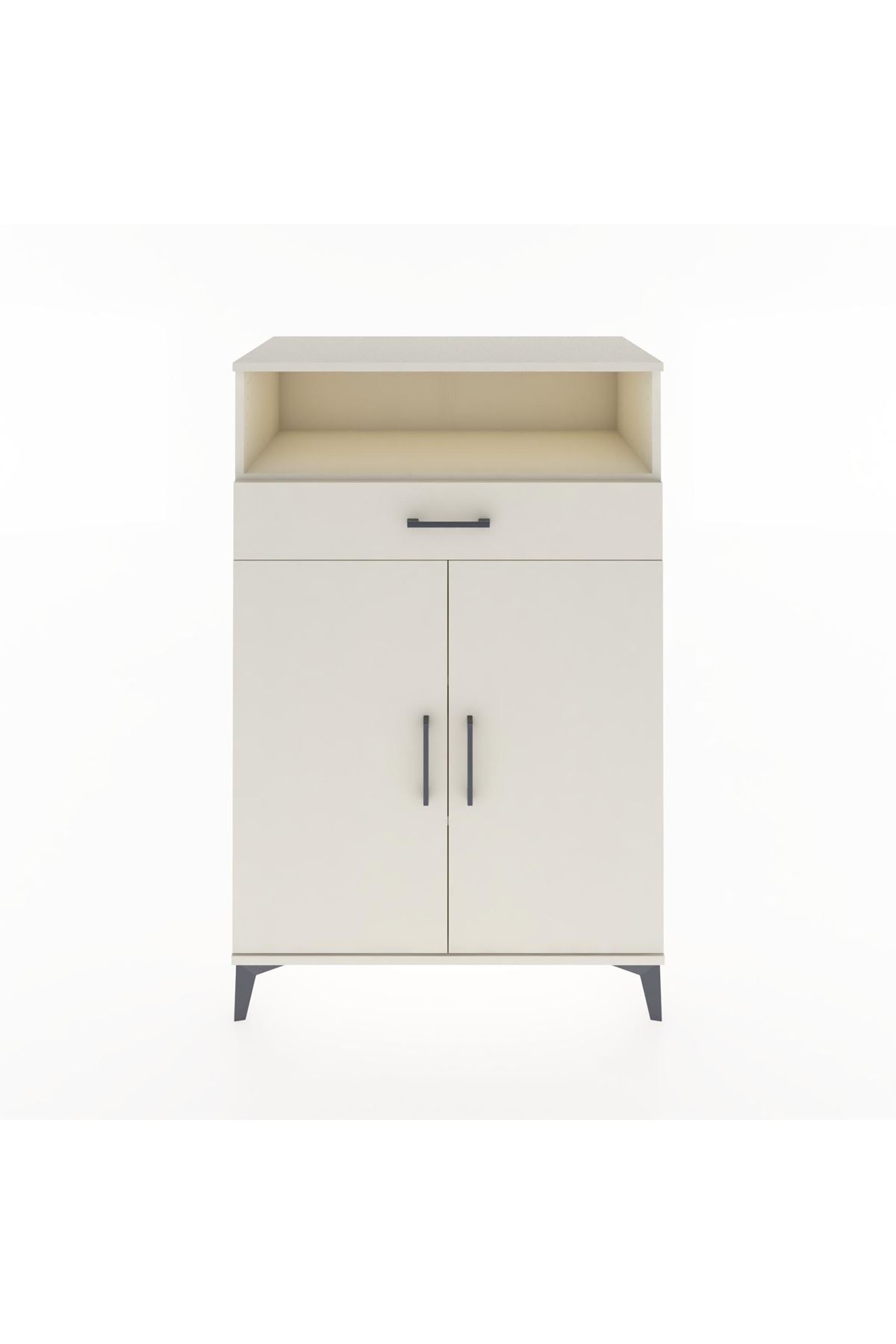 Hyperion Dolap 3 Raflı Tek Çekmeceli 2 Kapaklı 88x44x134 - S51M083V1B