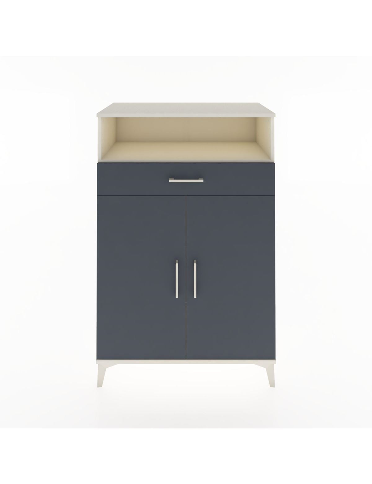 Hyperion Dolap 3 Raflı Tek Çekmeceli 2 Kapaklı 88x44x134 - S51M083V2B