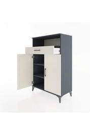 Hyperion Dolap 3 Raflı Tek Çekmeceli 2 Kapaklı 88x44x134 - S51M083V4B